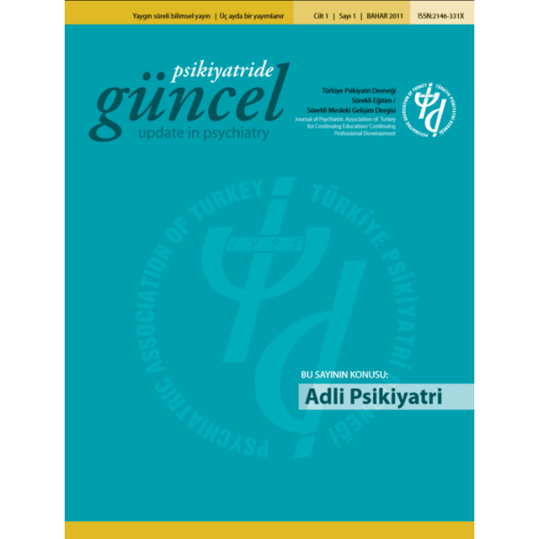 Psikiyatride Güncel - Adli Psikiyatri