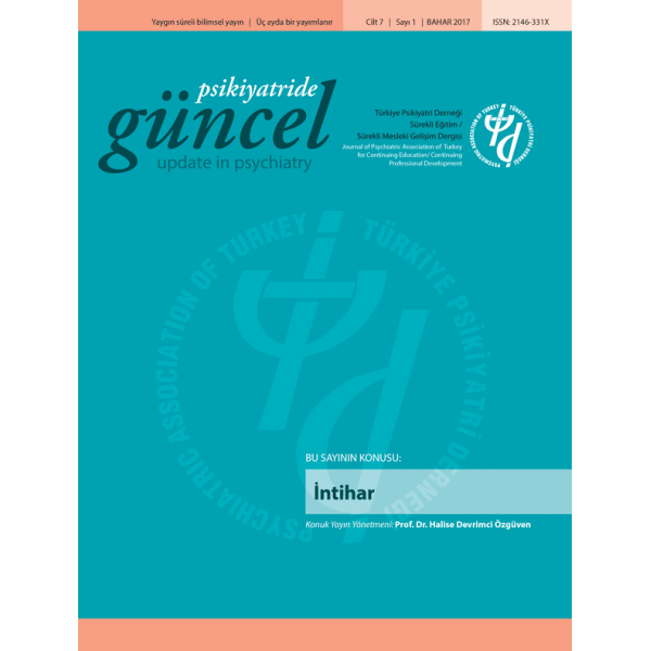Psikiyatride Güncel - İntihar
