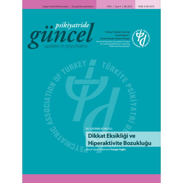 Psikiyatride Güncel - Dikkat Eksikliği ve Hiperaktivite Bozukluğu